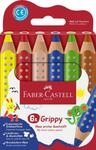 FABER-CASTELL Grippy Buntstifte Mehrfarbig