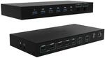 i-Tec USB-C KVM Dock PRO f&uuml;r bis zu 3 Ger&auml;te, Dual Video mit 2x Power Delivery max.