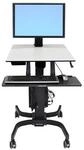 Ergotron WorkFit-C Single LD mobiler Steh-Sitz Arbeitsplatz f&uuml;r ein Display bis 76,2