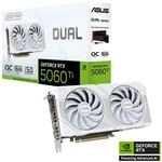 ASUS Dual GeForce RTX 5060 Ti 16GB OC Edition GDDR7 White Gaming Grafikkarte