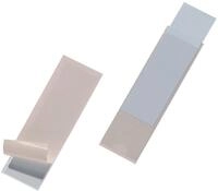 DURABLE Beschriftungsschilder mit selbstklebender H&uuml;lle 10,4 x 3,2 cm