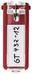 DURABLE Schl&uuml;sselanh&auml;nger KEY CLIP rot - 6 St&uuml;ck