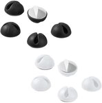 goobay Kabelclips schwarz