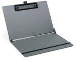 sax design Klemmbrett 2-750-01 DIN A5 auf DIN A4 grau Kunststoff