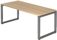 HAMMERBACHER h&ouml;henverstellbarer Schreibtisch VRS19/E/G eiche