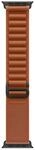 Apple Watch Alpine Loop 49mm Terracotta - Medium - Titan Schwarz