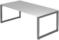 HAMMERBACHER h&ouml;henverstellbarer Schreibtisch VRS2E/5/G lichtgrau