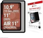 DISPLEX Privacy Safe Blickschutzfilter f&uuml;r iPad 10,9'' (10. Gen) / 11" (2025) / Air