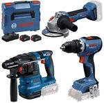 BOSCH Professional Combo-Kit Elektrowerkzeug-Set, 18V