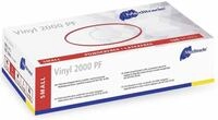 Meditrade&reg; Einmalhandschuhe Vinyl 2000 PF S wei&szlig;