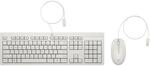 HP 225 Maus und Tastatur, wei&szlig; (kabelgebunden)