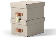 LEITZ Aufbewahrungsboxen Puro 20,8 x 28,5 x 15,5 cm, beige