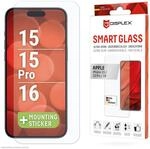 DISPLEX Smart Glass f&uuml;r Apple iPhone 15/15 Pro/16