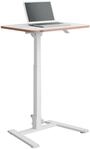 LEITZ Ergo Compact h&ouml;henverstellbarer Schreibtisch wei&szlig;