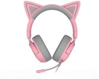 Razer Kraken Kitty V3 X kabelgebundenes RGB-Kitty-Headset f&uuml;r Gaming, quartz