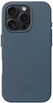 WOODCESSORIES Bio Case Handy-Cover f&uuml;r Apple iPhone 16 Pro navy