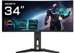 GigaByte MO34WQC2 WQHD Curved Gaming Monitor 34" (86,3cm)