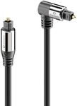Sonero Optisches Audio Kabel 1x90&deg; 1,5m