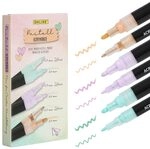 ONLINE&reg; Pastell Lettering Acrylstifte-Set Mehrfarbig