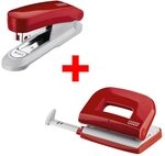 novus Locher und Heftger&auml;te Set rot