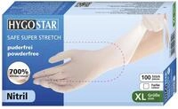 HYGOSTAR Einmalhandschuhe SAFE SUPER STRETCH XL wei&szlig;