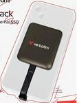 verbatim SnapBack 512 GB externe SSD-Festplatte schwarz