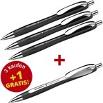 Schneider Slider Rave XB schwarz Kugelschreiber 0.7 mm, Schreibfarbe: Blau, 3 St. +