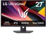 LG UltraGear&trade; 27G610A-B Quad HD Gaming Display 68,6 cm (27")