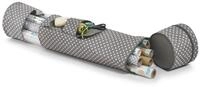 Zeller Geschenkpapier-Organizer grau/wei&szlig;