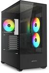 Sharkon PC-Geh&auml;use SK6 ARGB ATX schwarz