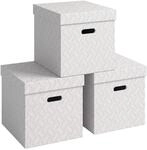 LEITZ Aufbewahrungsboxen CUBE 32,0 x 36,5 x 31,5 cm, wei&szlig;