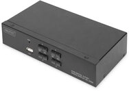 Digitus DS-12880 - KVM-/Audio-/USB-Switch - 4 x KVM port(s)
