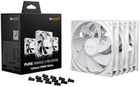 Be Quiet Geh&auml;usel&uuml;fter Pure Wings 3 Reverse 3-Pack 120mm PWM wei&szlig;