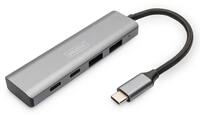 Digitus USB-C Hub, 4-Port , 2x USB A + 2x USB-C