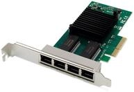 Digitus 4-Port Gigabit Ethernet Netzwerkkarte, RJ45, PCI Express, Intel I350