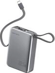 4smarts Powerbank Pocket Dual Cord 20000mAh 22.5W spacegrau