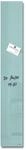 SIGEL Glas-Magnettafel artverum&reg; 12,0 x 78,0 cm aquamarin