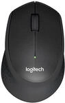 Logitech M330 SILENT PLUS kabellose Maus - schwarz