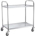 Servierwagen silber 84,5 x 52,5 x 94,0 cm