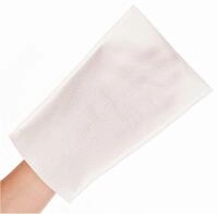 HYGOSTAR Einmal-Waschhandschuh SOFT Einheitsgr&ouml;&szlig;e wei&szlig;