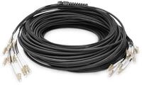 Digitus Vorkonfektionierte Glasfaser Universal Breakout Kabel, Multimode OM4, 12