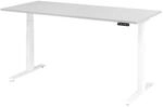 HAMMERBACHER Schreibtisch VXDKB19/5/W lichtgrau