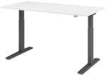 HAMMERBACHER VXMKA16/W/G elektrisch h&ouml;henverstellbarer Schreibtisch 70,0 - 120,0 cm