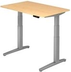 HAMMERBACHER VXBHM12/3/SS elektrisch h&ouml;henverstellbarer Schreibtisch 65,0 - 130,0 cm