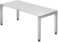 HAMMERBACHER h&ouml;henverstellbarer Schreibtisch VJS19/W/S wei&szlig;