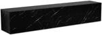 WOHNLING WL6.865 Lowboard H&auml;ngend Marmor-Optik Schwarz 160 cm x 30 cm x 30 cm