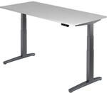 HAMMERBACHER VXBHM19/5/GG elektrisch h&ouml;henverstellbarer Schreibtisch 65,0 - 130,0 cm