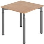 HAMMERBACHER h&ouml;henverstellbarer Schreibtisch VYS08/N/G nussbaum