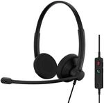 EPOS IMPACT 100 Series Headset On-Ear, kabelgebunden - USB-A, USB-C - schwarz