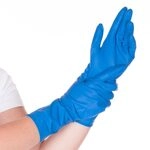 HYGOSTAR Chemikalienschutzhandschuh High Risk 8 blau